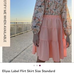 Eliyas the Label Flirt Skirt In Lemon